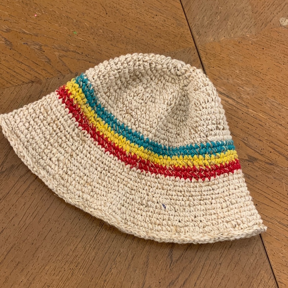 Colorful Striped Crochet Hat